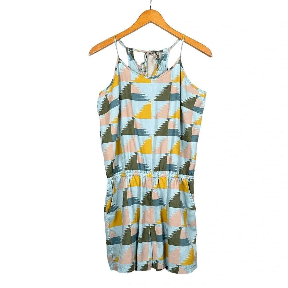 PRANA Franny Halter Neck Tie Romper - Picture 3 of 14